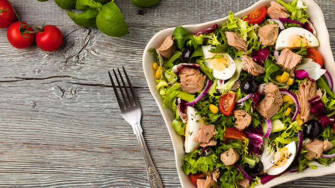 Salad rất phù hợp trong thực đơn Keto