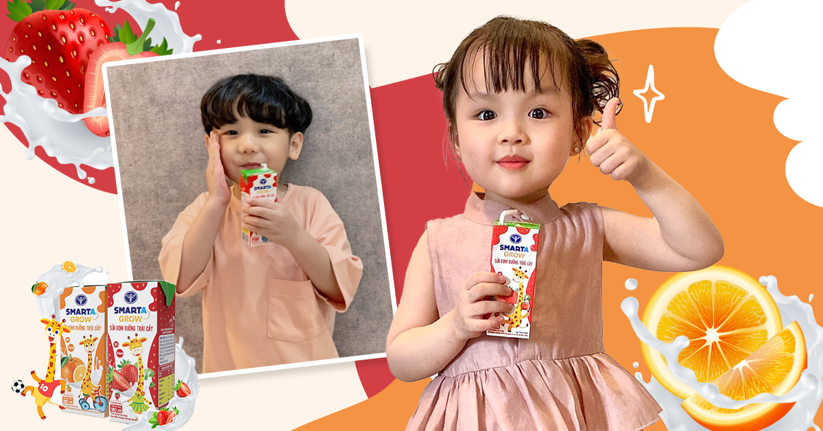 04 điều khiến sữa dinh dưỡng Smarta Grow trái cây chinh phục cộng đồng mẹ và bé Việt Nam