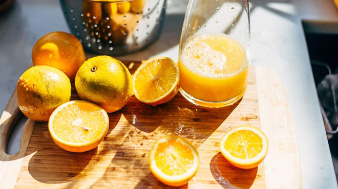 Sử dụng nước cam đúng cách