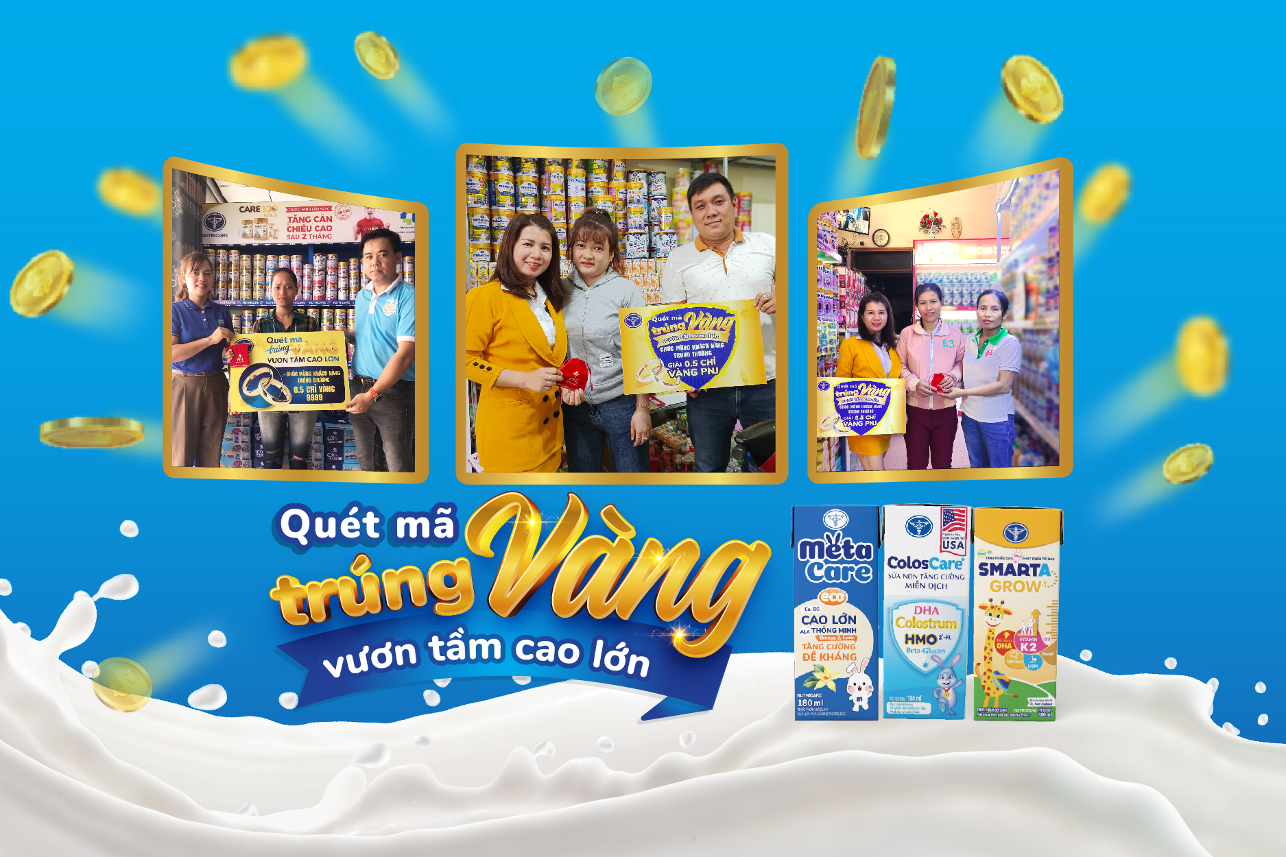 Gần 6 ngàn khách hàng trúng giải khi tham gia “Quét mã trúng vàng – Vươn tầm cao lớn”