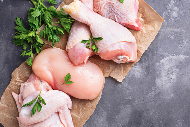 Thịt gà giàu Protein