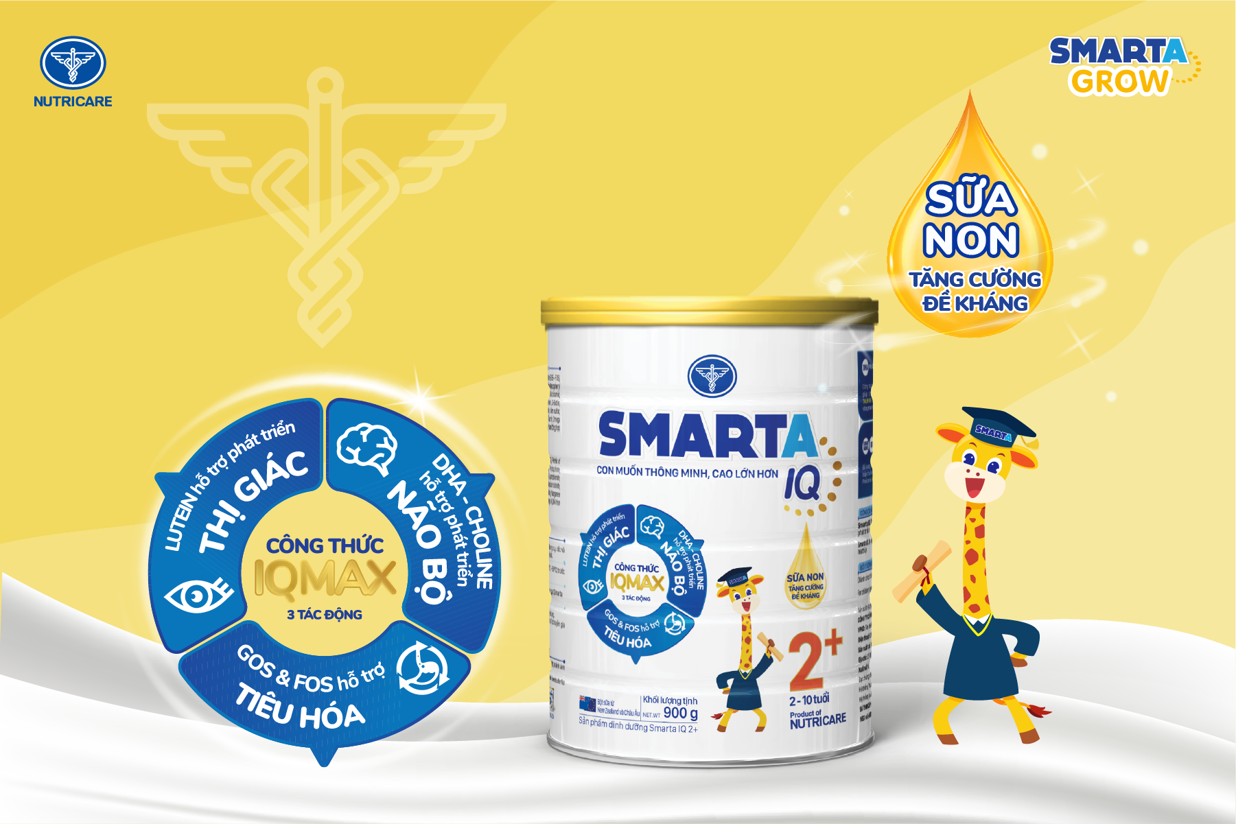 Smarta IQ của Nutricare được vinh danh Thương hiệu quốc gia Việt Nam 2022
