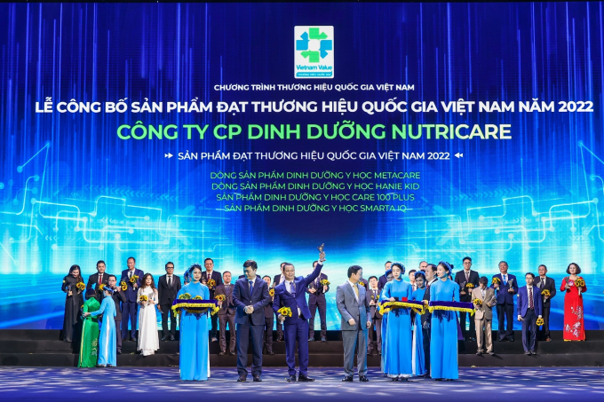Nutricare nhận Thương hiệu quốc gia lần thứ 3 liên tiếp
