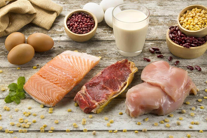 Nên xây dựng thực đơn cung cấp đầy đủ Protein