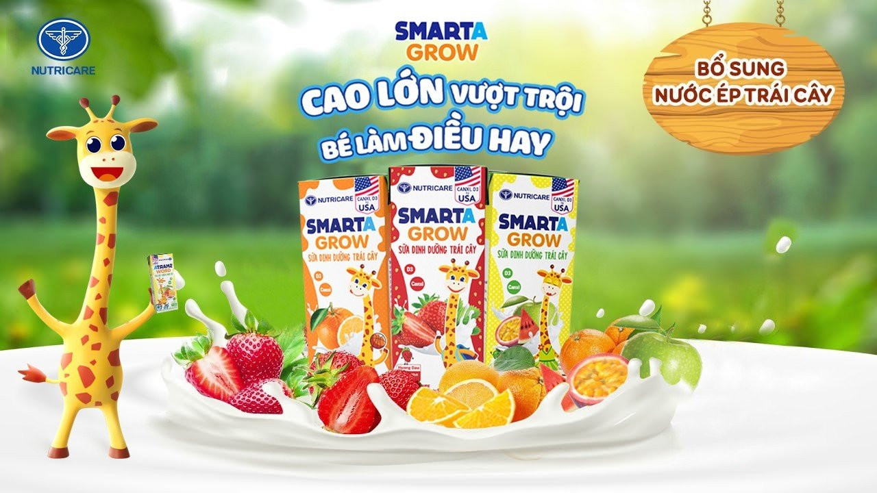 04 Điều khiến sữa dinh dưỡng trái cây Smarta Grow chinh phục cộng đồng mẹ và bé Việt Nam