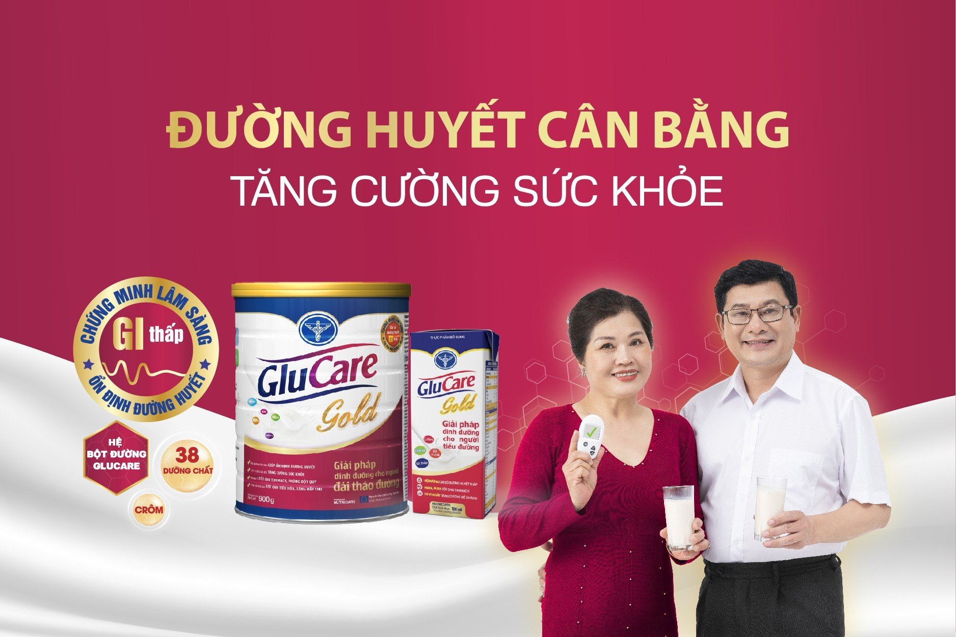 Glucare Gold – Giải pháp dinh dưỡng cho người đái tháo đường