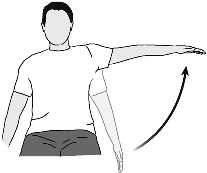 Bài tập nâng tay chủ động