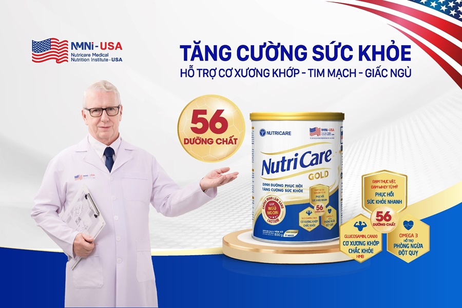 Viện Dinh dưỡng Y học Nutricare Hoa Kỳ ra mắt Nutricare Gold mới