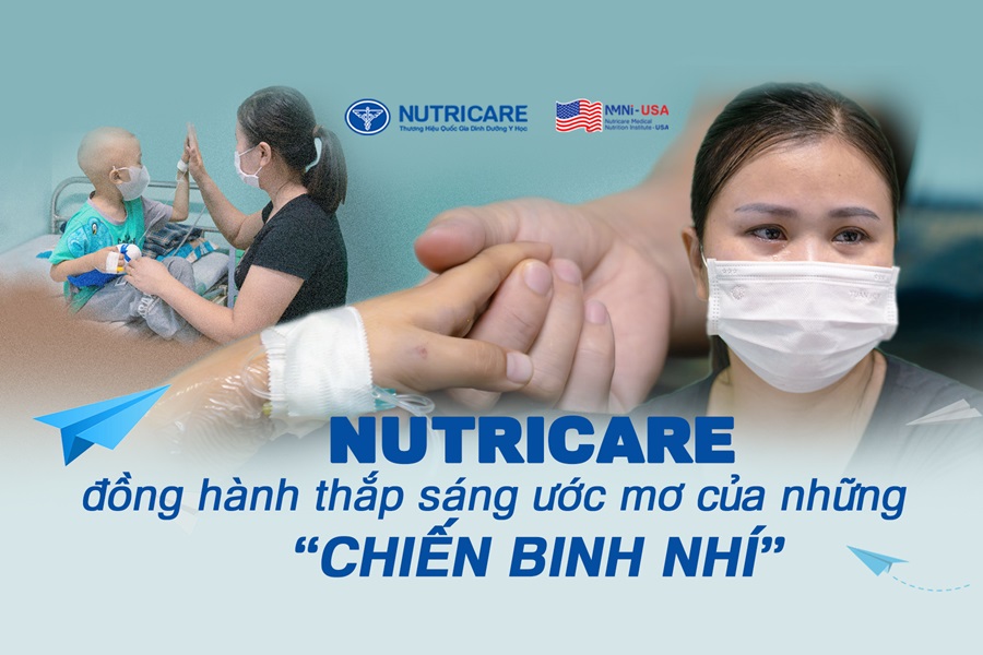 Nutricare đồng hành thắp sáng ước mơ của những chiến binh nhí