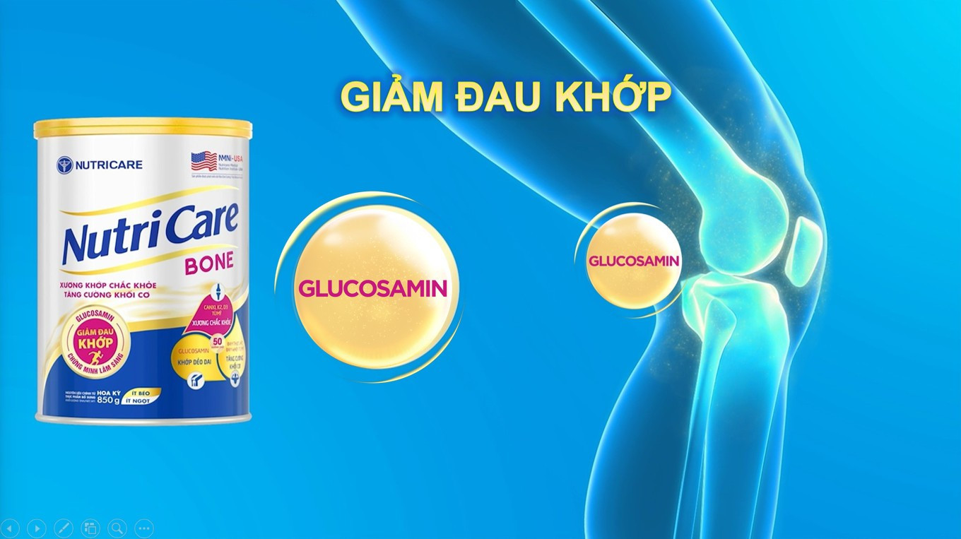 Glucosamin là hợp chất tự nhiên hỗ trợ sức khỏe khớp (Ảnh: Nutricare).