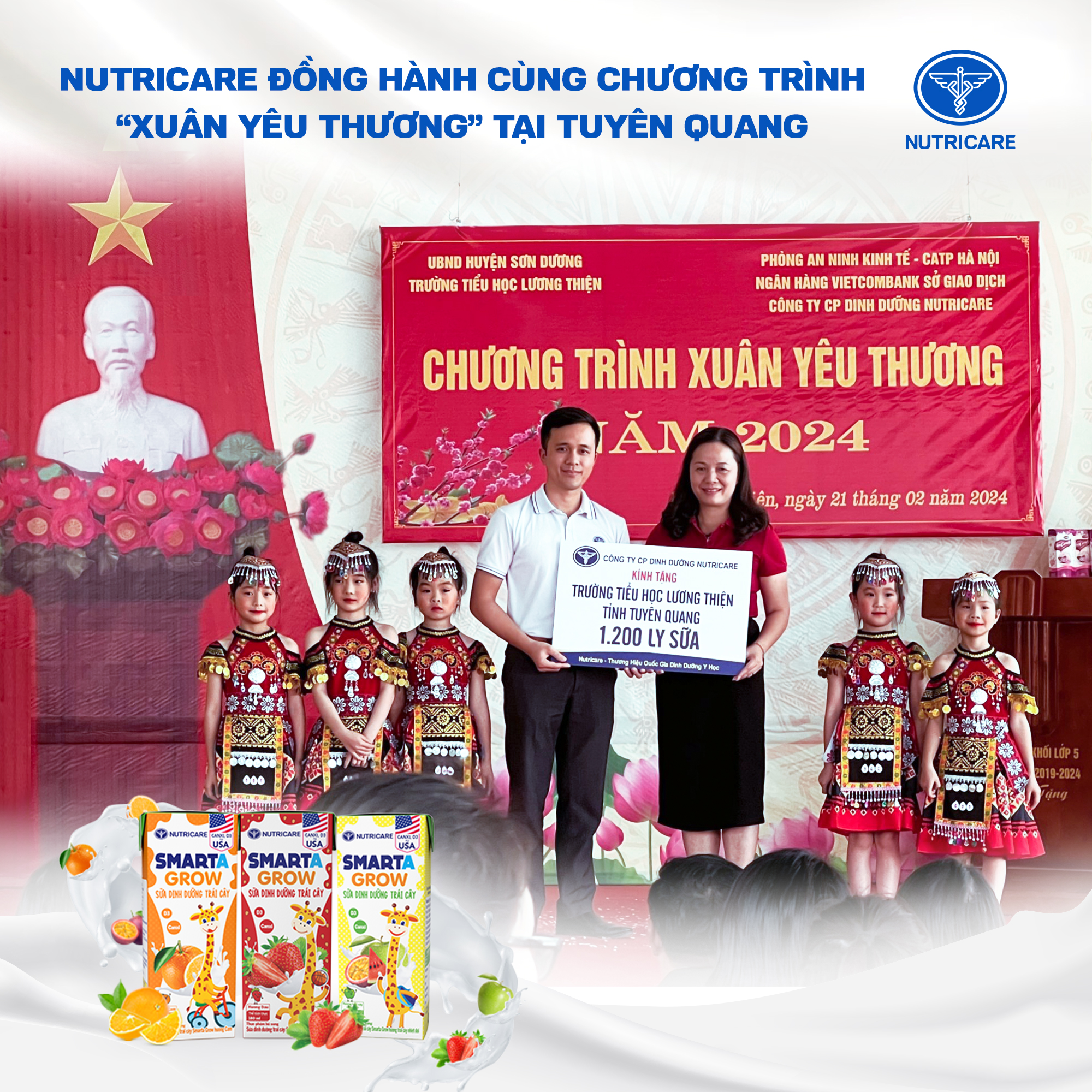 Nutricare đồng hành cùng chương trình “Xuân yêu thương” tại Tuyên Quang