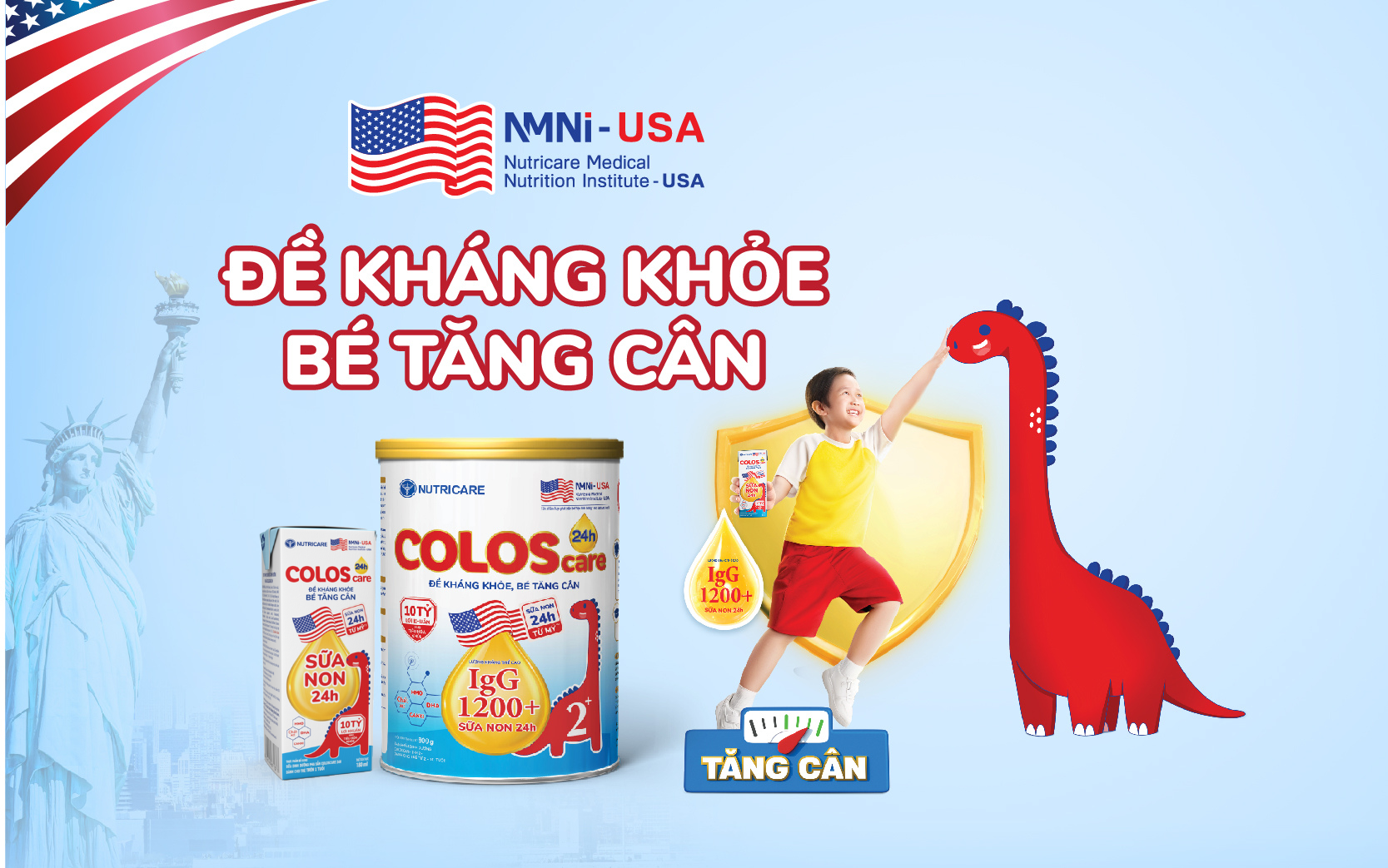 ColosCare 24h – Giải pháp tăng cường đề kháng, bé tăng cân