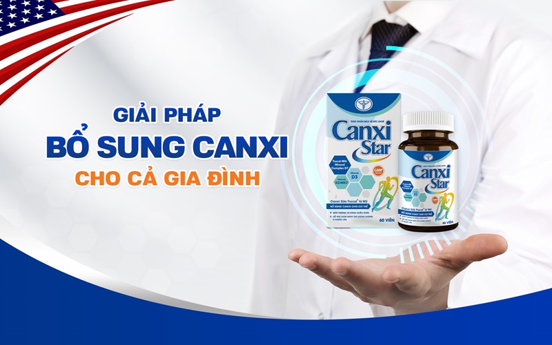 CanxiStar – Giải pháp bổ sung Canxi đúng và đủ cho cả gia đình