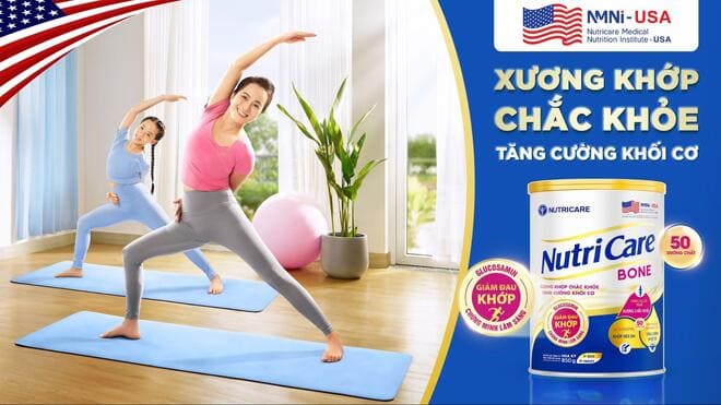 Với hàm lượng Canxi cao lên đến 1800mg, người già bị loãng xương nên sử dụng sữa Nutricare Bone để giúp xương chắc khỏe